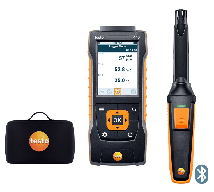 Testo 440 CO2 Kit with Bluetooth 05634405