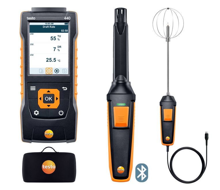 testo 440 Indoor Comfort ComboKit with Bluetooth 0563 4408